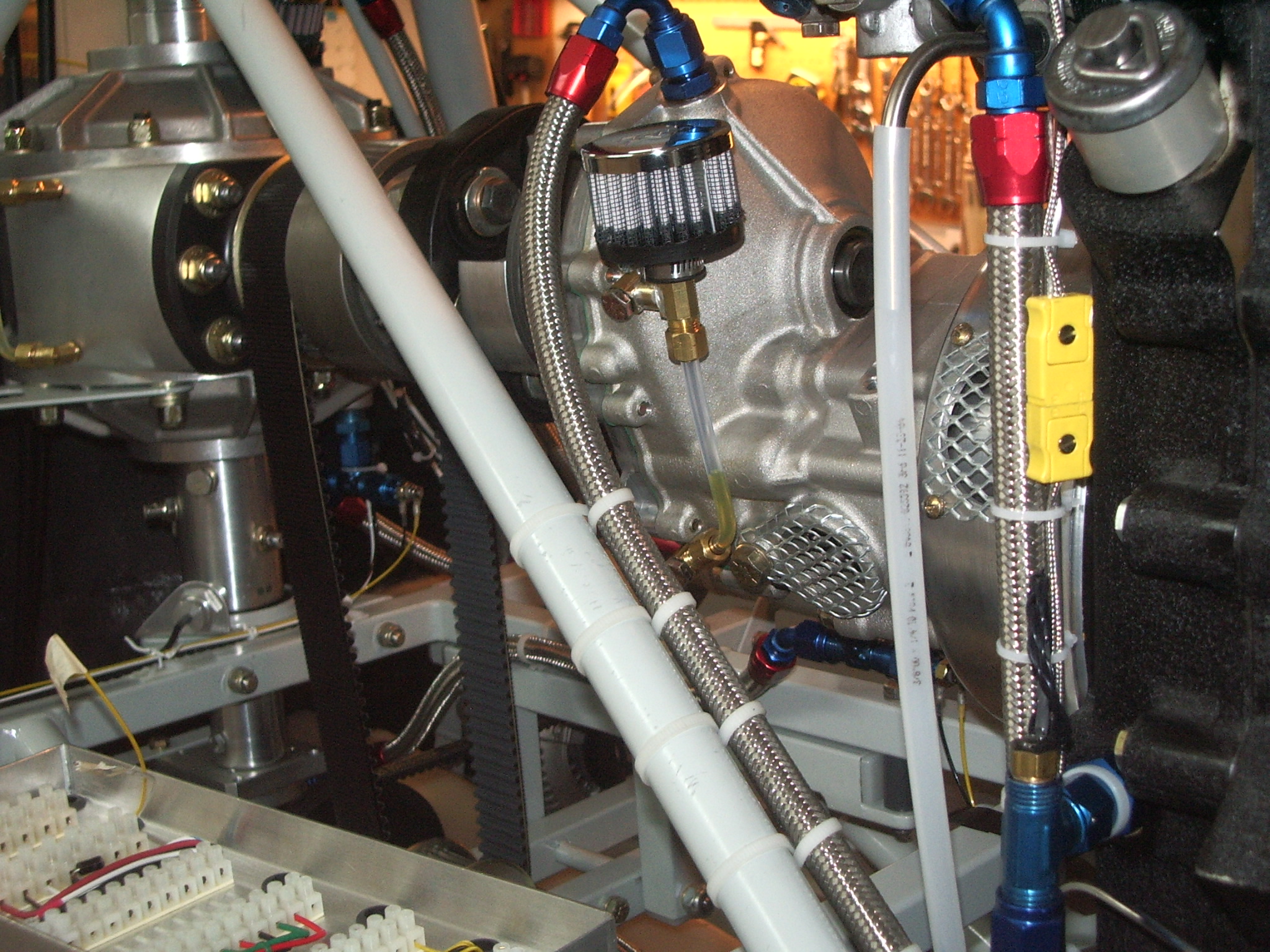 Oil Cooling System Plumbing